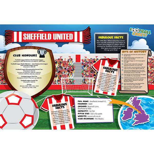 FOOTBALL CRAZY SHEFFIELD UTD (CRF400) Image